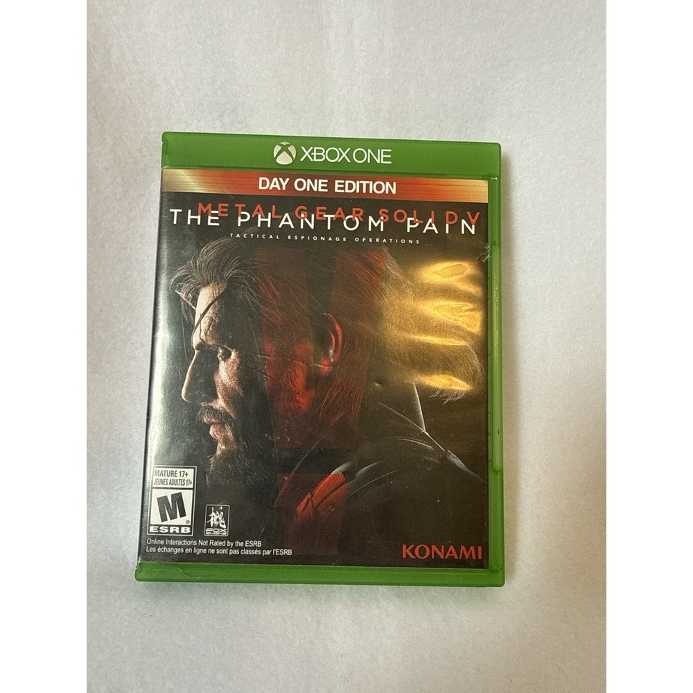 Konami Metal Gear Solid V: The Phantom Pain Day One Ed Xbox One Manual